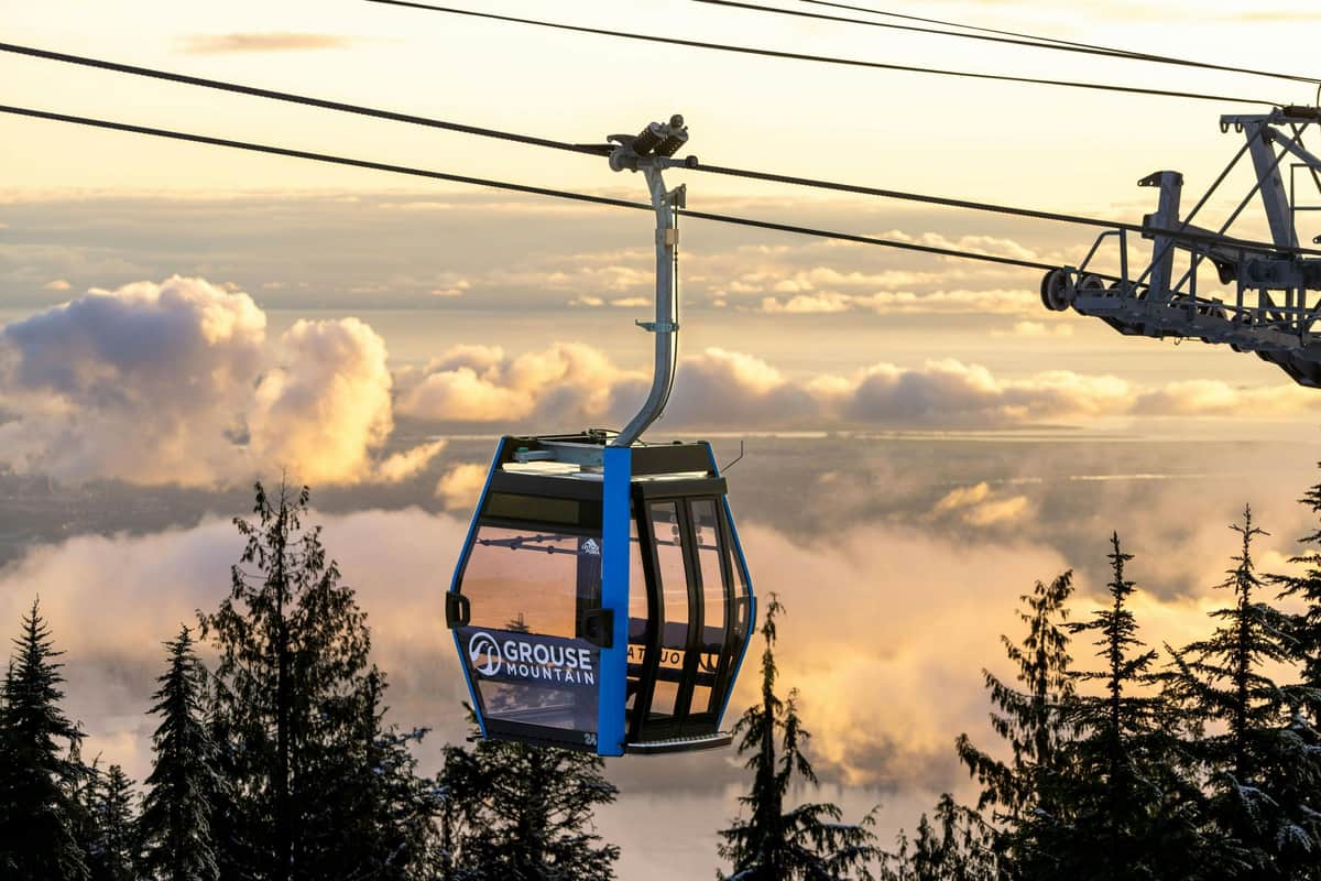Grouse Mountain & Capilano Suspension Bridge Park: Guided Tour Grouse Mountain - Blue Grouse Gondola