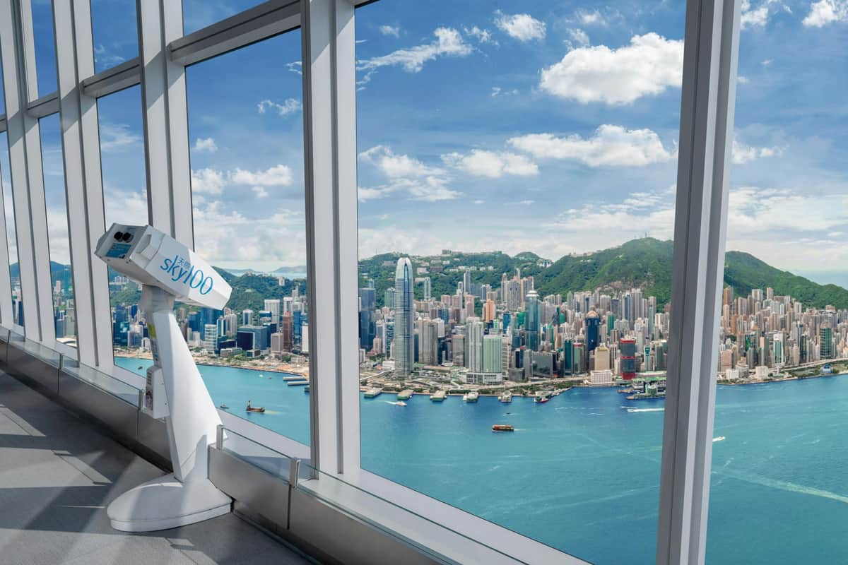 スカイ100香港展望台: 入場券 sky 100_telescope