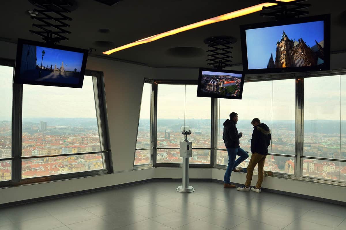 Prague: Žižkov Television Tower Observatory View