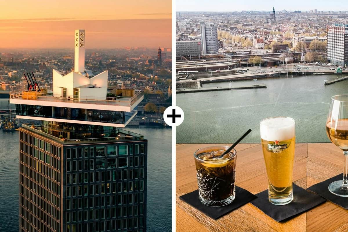 A'DAM Lookout: Entry Ticket + 1 Drink A'DAM LOOKOUT + 2 drinks