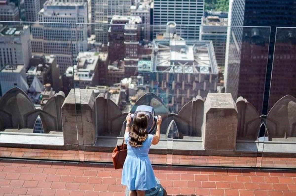 New York: 30+ Sights Guided Walking Tour + Top of the Rock Entry Top of the Rock NYC Observation Deck