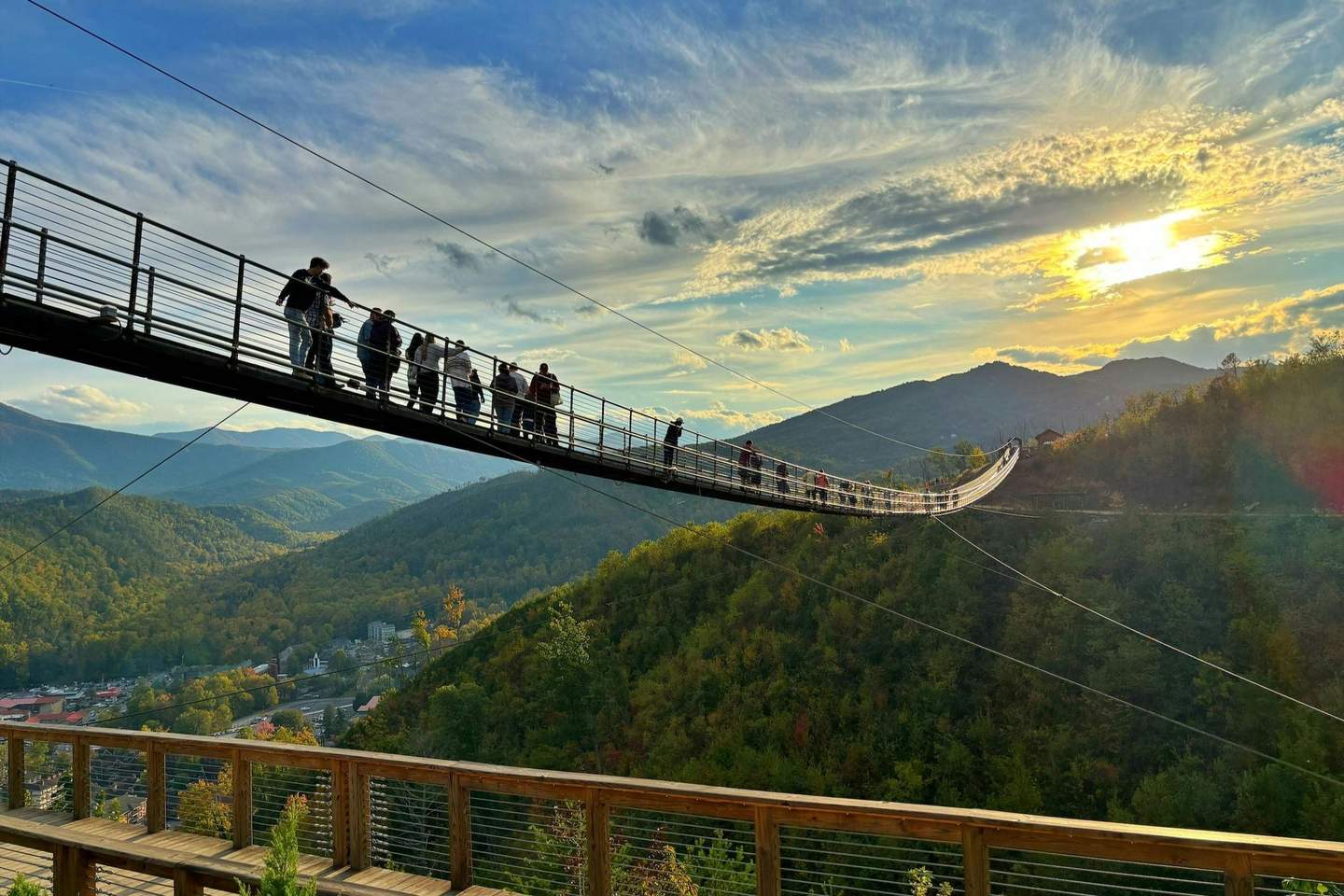 SkyBridge at Dusk