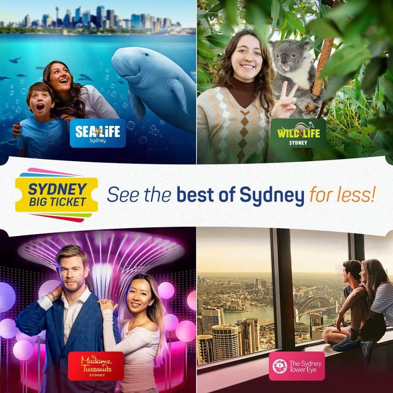 Sydney: Multi-Attraction Pass with 2,3 or 4 Attractions