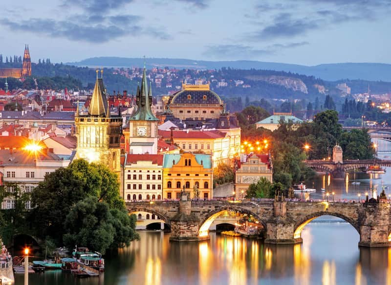 Prague: Old Town Bridge Tower & Evening Tour