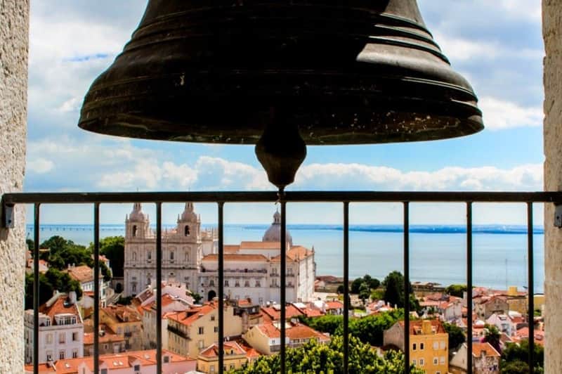 Tower of the Church of St. George's Castle + 24-Hr Hop-on Hop-off Bus Lisbon