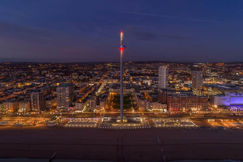 Brighton i360: City Lights Flight + Welcome Drink