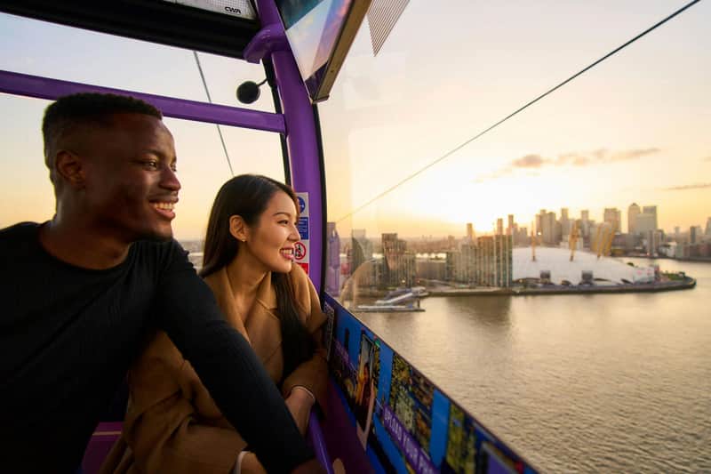 London: Thames Boat Cruise & IFS Cable Car