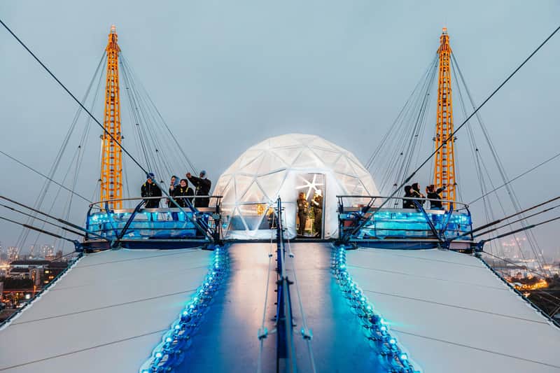 Up at The O2: Snow Globe Climb Guided Experience